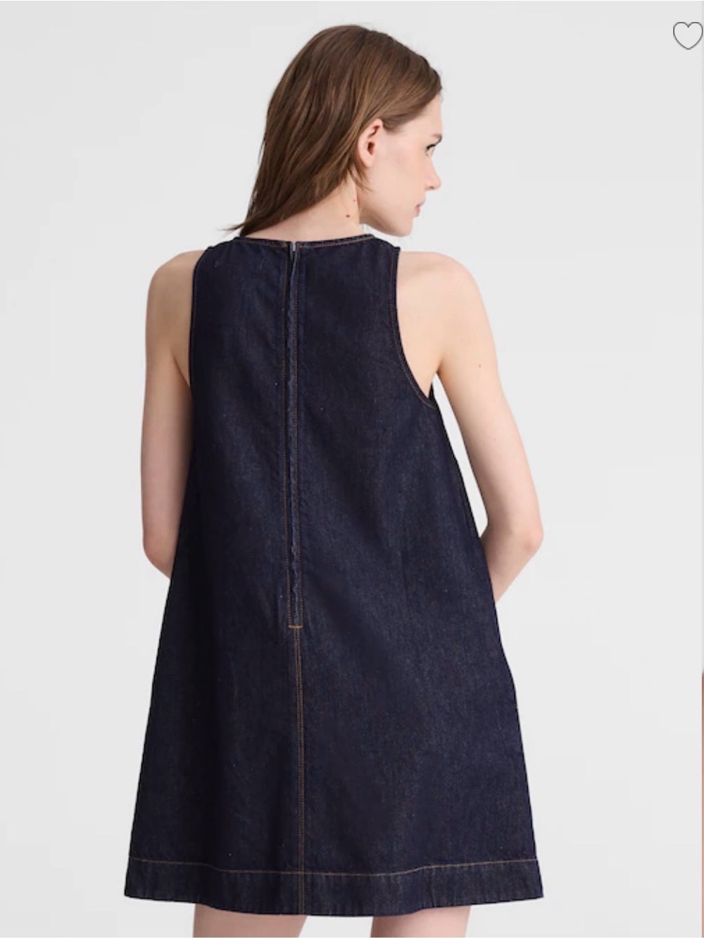 Madewell Sleeveless Denim Shift Mini Dress - Picture 4 of 12